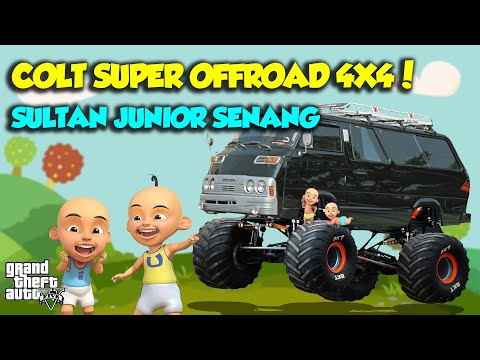 SULTAN UPIN IPIN MODIF PAJERO SPORT EMBAH COLT SUPER OFFROAD 4X4 - GTA V MOD UPIN & IPIN SPESIAL