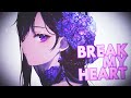 Nightcore Break My Heart Lyrics Dua Lipa