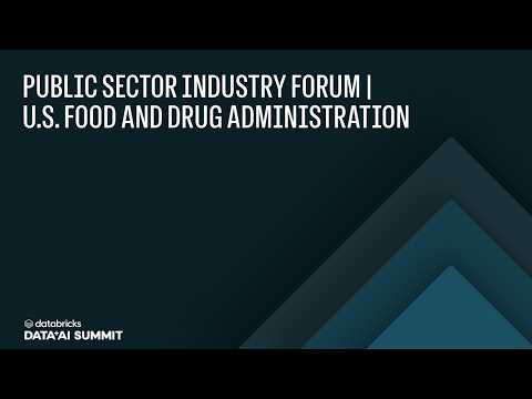 Watch: FDA's Enterprise AI Blueprint: Deploying Elsa at Scale with Databricks