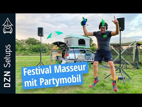 Festival Masseur mit Partymobil & Dachzelt | DZN Setup: Honda Akkord mit Maggiolina Grand Tour S