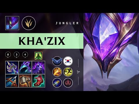 Kha'Zix Jungle vs Zac - KR Diamond Patch 26.01