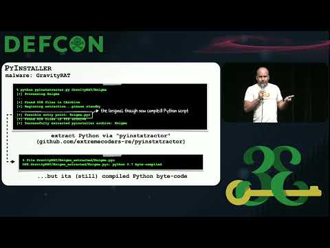 DEF CON 33 - Reversing approaches to extract embedded scripts in  macOS malware  - Patrick Wardle