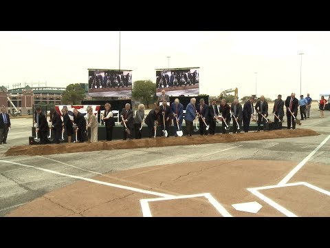 Globe Life Field Groundbreaking