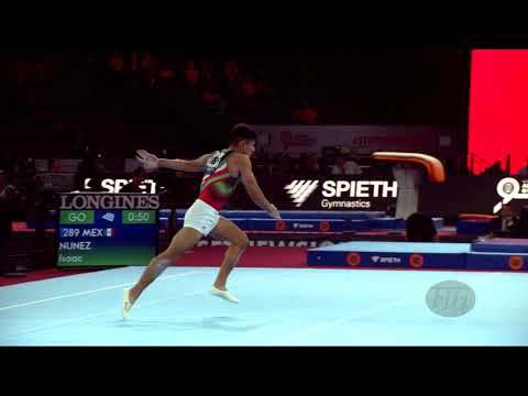 NUNEZ Isaac (MEX) - 2019 Artistic Worlds, Stuttgart (GER) - Qualifications Floor Exercise