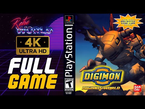 Digimon World (PS1) | 100% Prosperity | Playstation Longplay | No Commentary 4K
