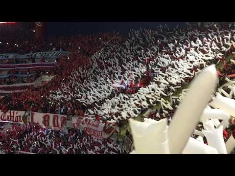 "Los Borrachos del Tablon River - Wilstermann Copa Libertadores 21-09-17" Barra: Los Borrachos del Tablón • Club: River Plate