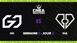 EMEA Masters Summer 2023 - Play IN - GO vs DIA