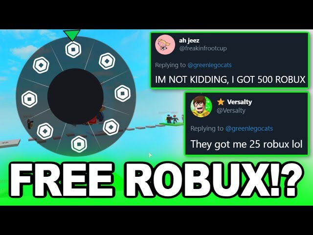 How To Get Free Robux Greenlegocats123