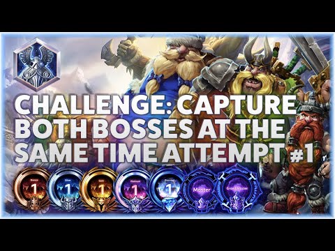 TLV Play Again - CHALLENGE: CAPTURE BOTH BOSSES AT THE SAME TIME ATTEMPT #1 - Bronze to Grandmaster