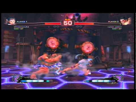 SSF4 GhostmanLK4 (Sakura) vs Ramen Addict (E.Honda)