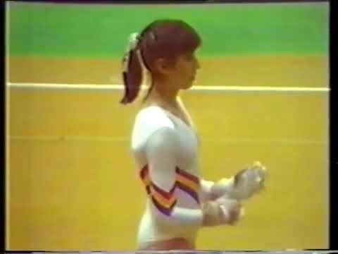 Cristina Grigoras 🇷🇴 UB 1984 Nadia Comaneci Retirement Exhibition