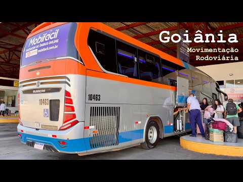 RODOVIÁRIA DE GOIÂNIA: EMBARQUES & DESEMBARQUES EM UM DOMINGO, COM MUITO SOL E TERMINAL CHEIO!!!