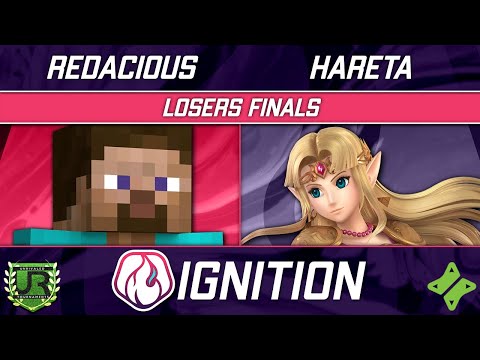 Redacious (Steve) vs Hareta (Zelda, ROB) - Ignition 293 LOSERS FINALS