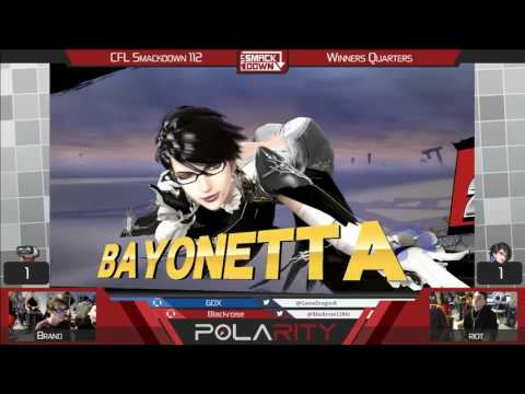 CFL Smackdown 112 WiiU - Brand (R.O.B.) vs Riot (Bayonetta) - Winners Quarters