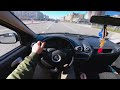 Renault Logan I 1.6   POV Test от первого лица / test drive from the first person