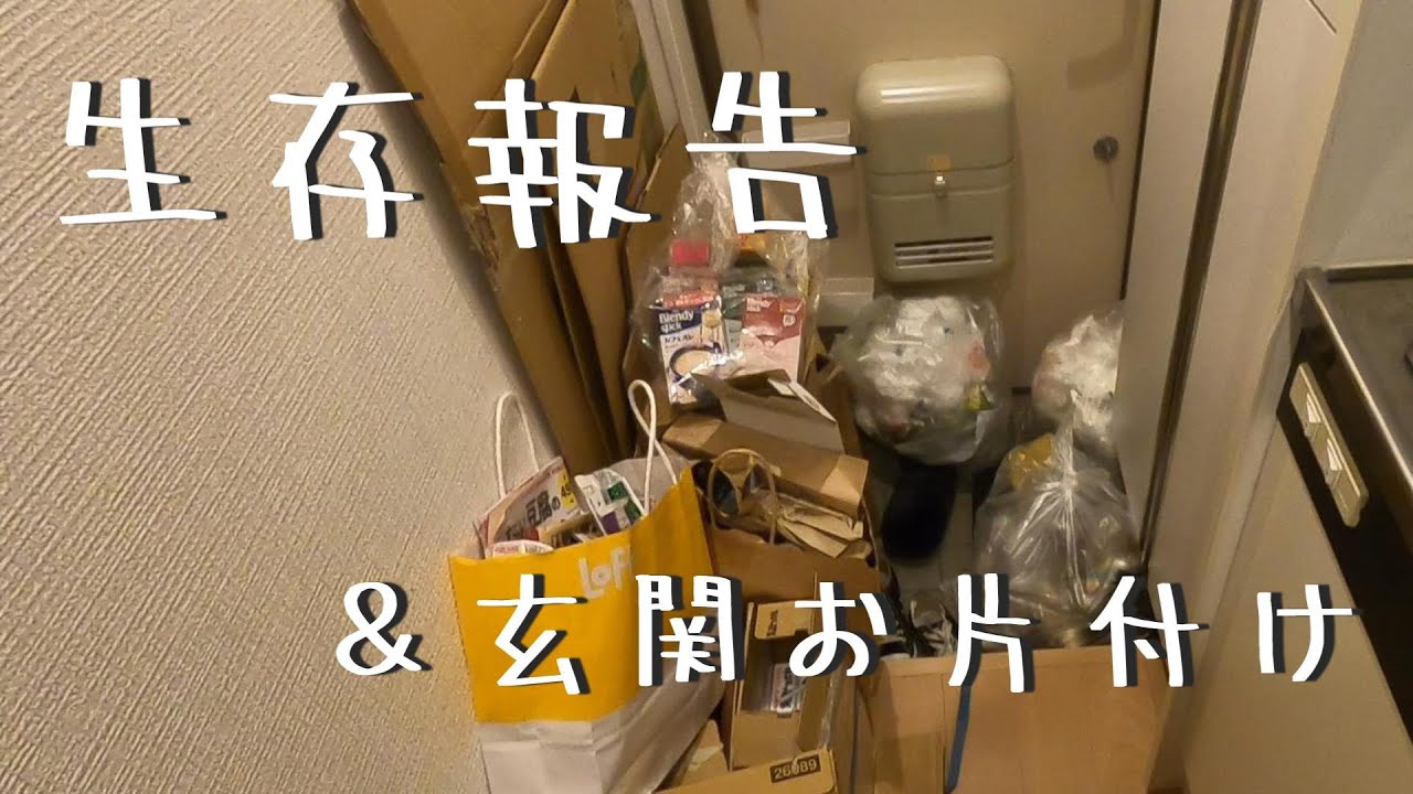 2年ぶりの動画投稿！キッチンワゴンで玄関の備蓄をスッキリ収納