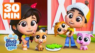 Farmer Mia & Milo Explore Fruits & Veggies That Grow in the Spring! 🍓🥕 30 Minutes | Barnyard Daycare