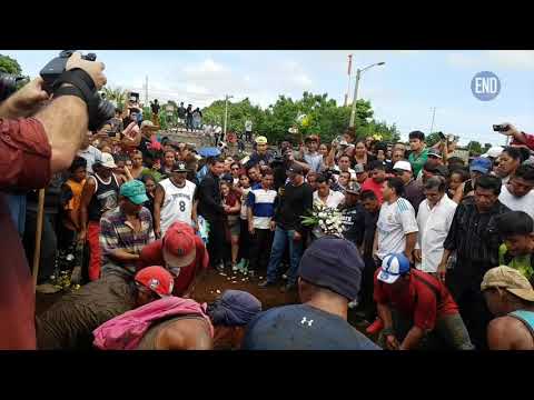 Sepultan a familia calcinada en Managua