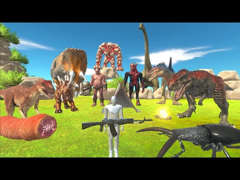 FPS AVATAR FINDING AQUATICS in DEADLY STONE GARDEN - Animal Revolt Battle Simulator