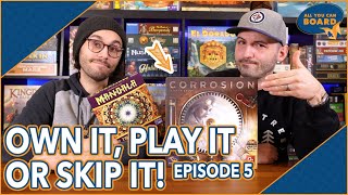 Own it, Play it, Skip it | 6 Game Reviews Incl. Corrosion, Mandala, So Clover! (& More) | Episode 5
