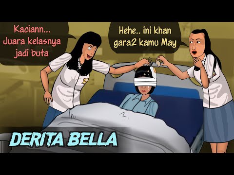 Derita Bella - Jadi Buta gara2 Gak Kasih Contekan #HORORMISTERI | Kartun Hantu, Animasi Sekolah