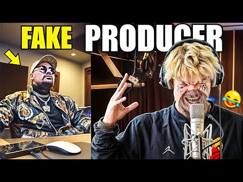 Fake STUDIO PRODUCER Prank on a SoundCloud RAPPER!! (MUST WATCH)
