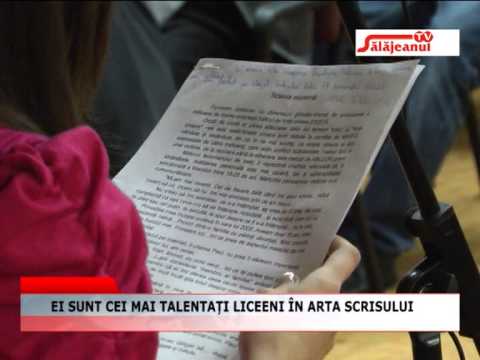 EI SUNT CEI MAI TALENTATI LICEENI IN ARTA SCRISULUI