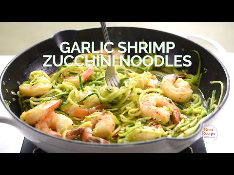 Garlic Shrimp Zucchini Noodles