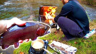 RE-CREATING A GORDON RAMSAY Recipe RIVERSIDE | FLY Fishing + Catch and Cook