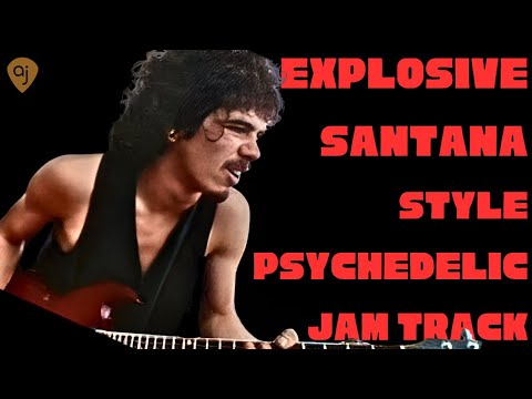 Explosive Latin Rock Jam Track - LIVE RECORDING | Guitar Backing Track (G Minor)