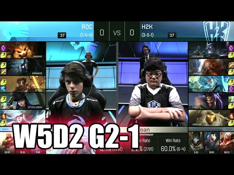 ROCCAT vs H2K Gaming | Game 1 S6 EU LCS Summer 2016 Week 5 Day 2 | ROC vs H2K G1 W5D2 1080p