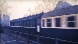 preview picture of video 'Nacht-D-Zug Paris - Frankfurt mit französischem Schlafwagen vor Ebernburg, März 1982'