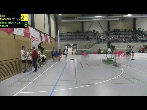 Badminton: MČR U19 Český Těšín 3.12.2022 - kurt 1