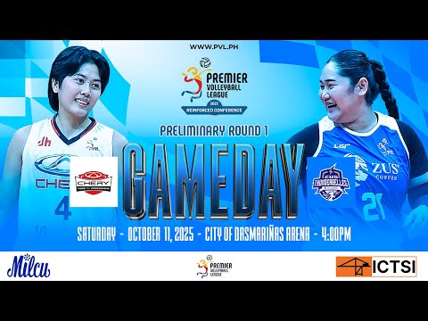 CHERY TIGGO EV vs. ZUS COFFEE - Full Match | Preliminaries | 2025 PVL Reinforced Conference