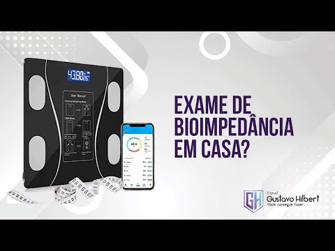 BALANÇA CORPORAL DIGITAL DE VIDRO BIOIMPEDANCIA BLUETOOTH *