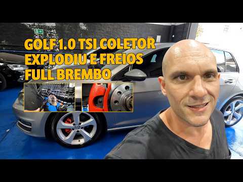 GOLF 1.0 TSI FUEL MANIFOLD EXPLODED AND FULL BREMBO BRAKES.