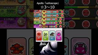 【創作譜面】Apollo 「xelloscope」　#太鼓の達人　#創作譜面　#shorts　#short