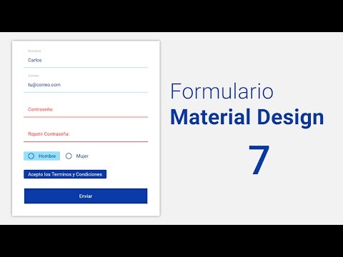 Taller Como hacer un Formulario estilo Material Design 1 Código HTML