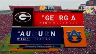 SEC on CBS intro 2017 #1 UGA@ #10 AUB