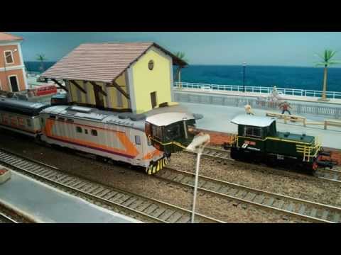 LE MIE FOTO AI TRENI IN SCALA H0 SUL PLASTICO DEL CUNIFER. 2015.