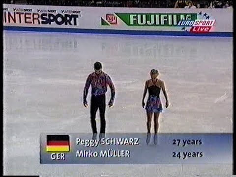 Peggy Schwarz & Mirko Müller GER - 1999 European Figure Skating Championships Short Program