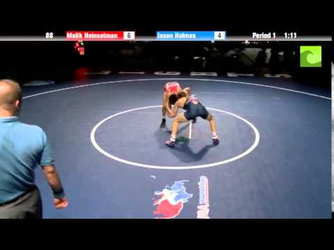 88 lbs. Finals - Malik Heinselman (CO) vs. Jason Holmes (AZ)
