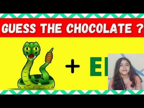 Guess it by its EMOJI 😁 Ep1 ( Chocolate edition ) / Sulagna Mukherjee