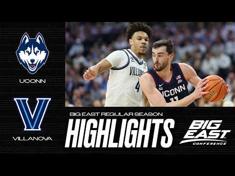 UConn vs. Villanova: Big East regular season men's basketball highlights