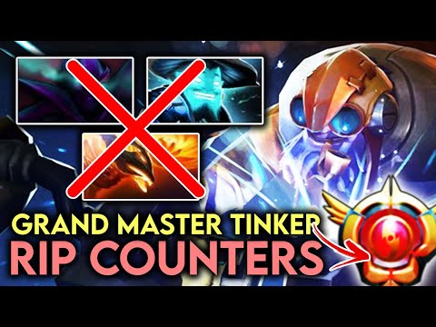 30Lvl Grand Master Tier Tinker vs Counter Picks - Amazing Big Brain Plays Dota 2