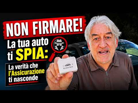 NON FIRMARE! La tua auto ti SPIA: La verità che l’Assicurazione ti nasconde