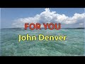 For You - John Denver | Lyrics
