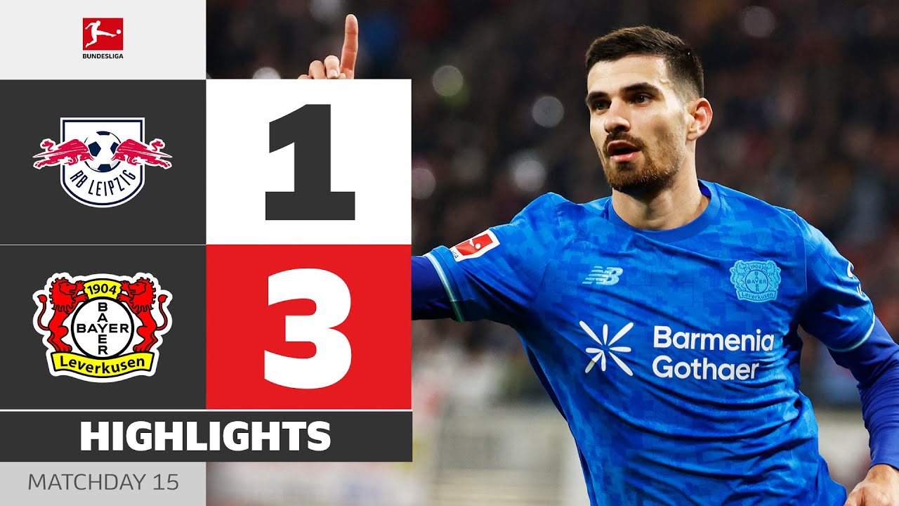 RB Leipzig vs Bayer 04 Leverkusen Highlights