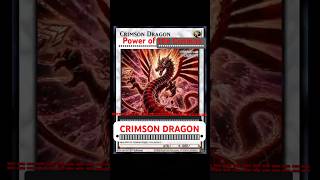 The Hidden Power of the Crimson Dragon #yugioh #pokemon #tcg #cartoon #anime #cards