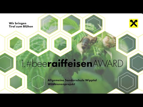 1. #beeraiffeisenAWARD-Gewinner: Allgemeine Sonderschule Wipptal (Kategorie: Bildungsinstitutionen)